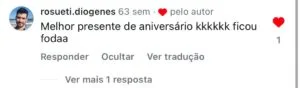 Relato de cliente de Julio